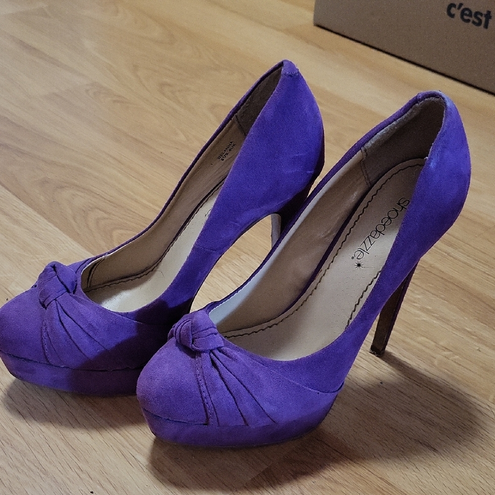 Vibrant Purple Heels by Shoe Dazzle
